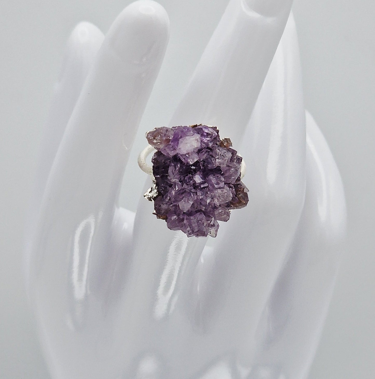 Amethyst Cluster Ring