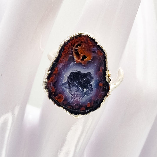Achatgeoden Ring