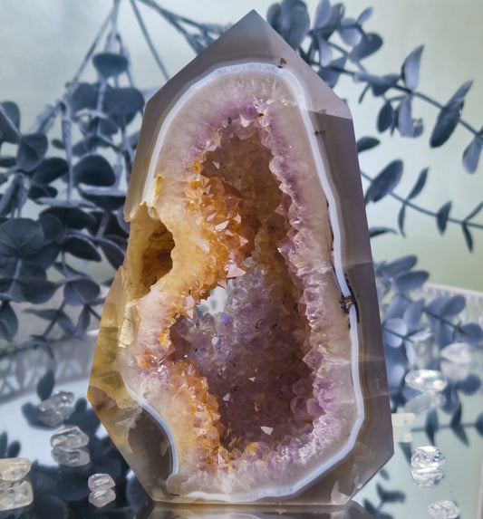 Amethyst- Citrin Geode