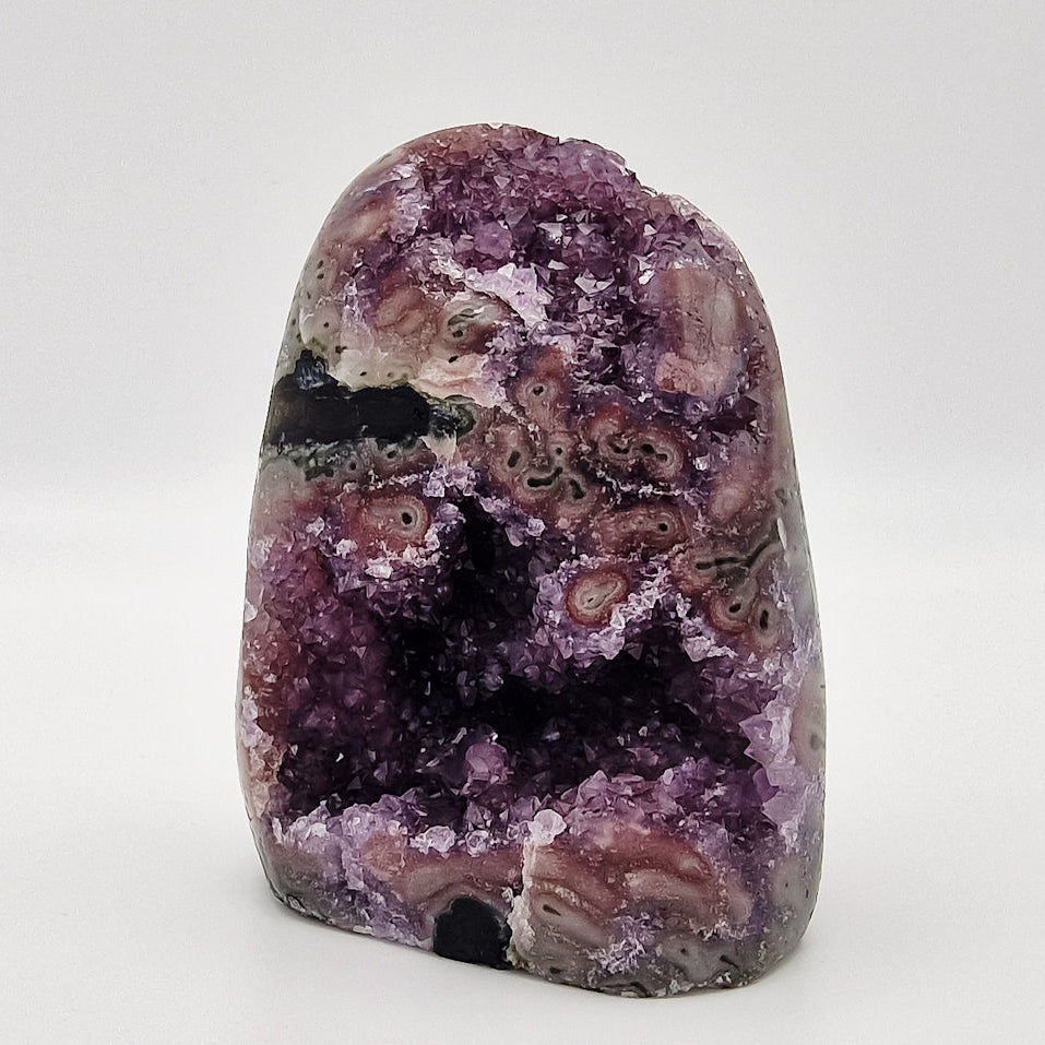 Pinker Amethyst - Stalaktit Formation