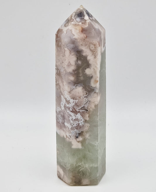 Prasiolith Blumenachat Turm