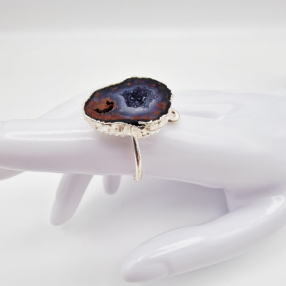 Achatgeoden Ring