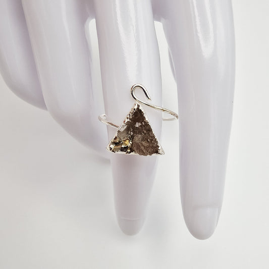 Rauchquarz Cluster Ring