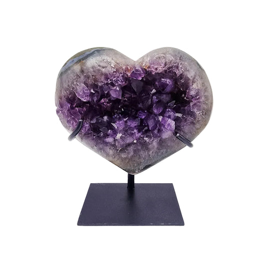 Amethyst - Achat Herz