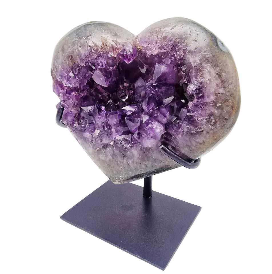 Amethyst - Achat Herz