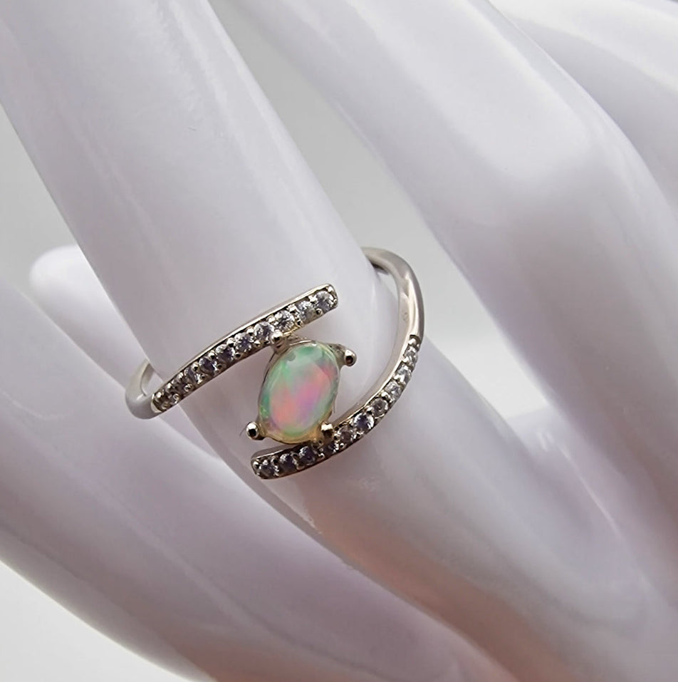 Äthiopischer Opal Ring