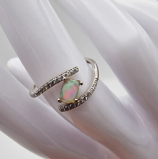 Äthiopischer Opal Ring