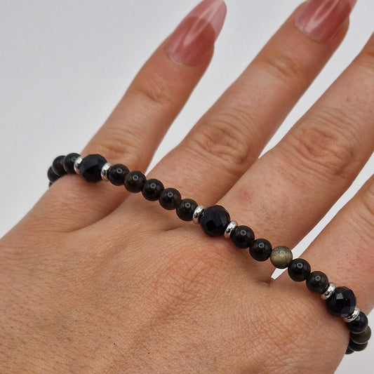 Midnight Gold Armband