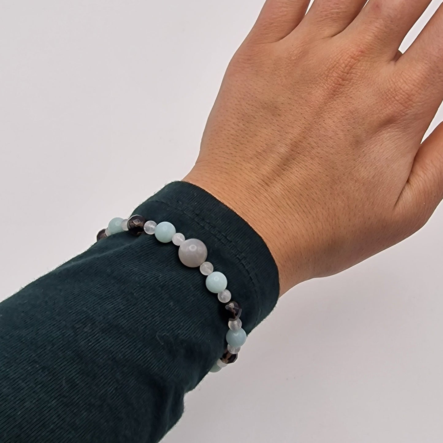 Aqua Moon Shadow Armband