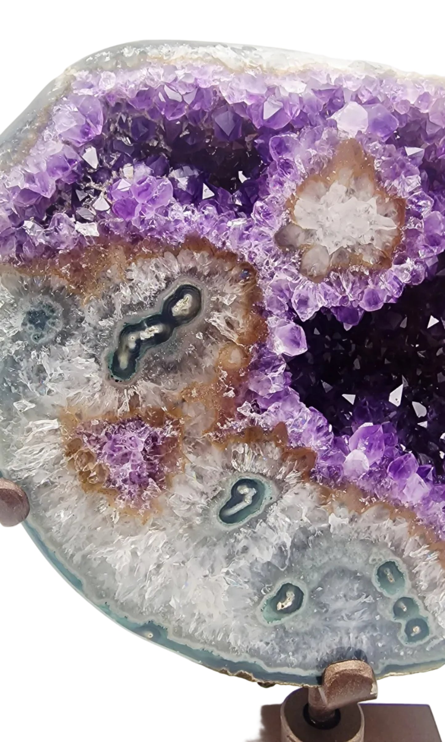 Amethyst - Grüner Jaspis