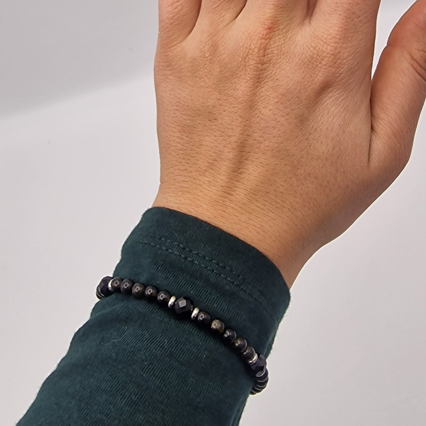 Midnight Gold Armband