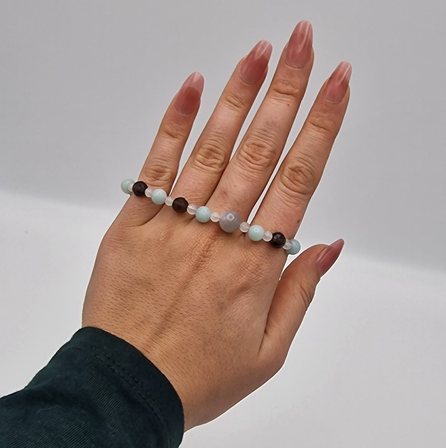 Aqua Moon Shadow Armband