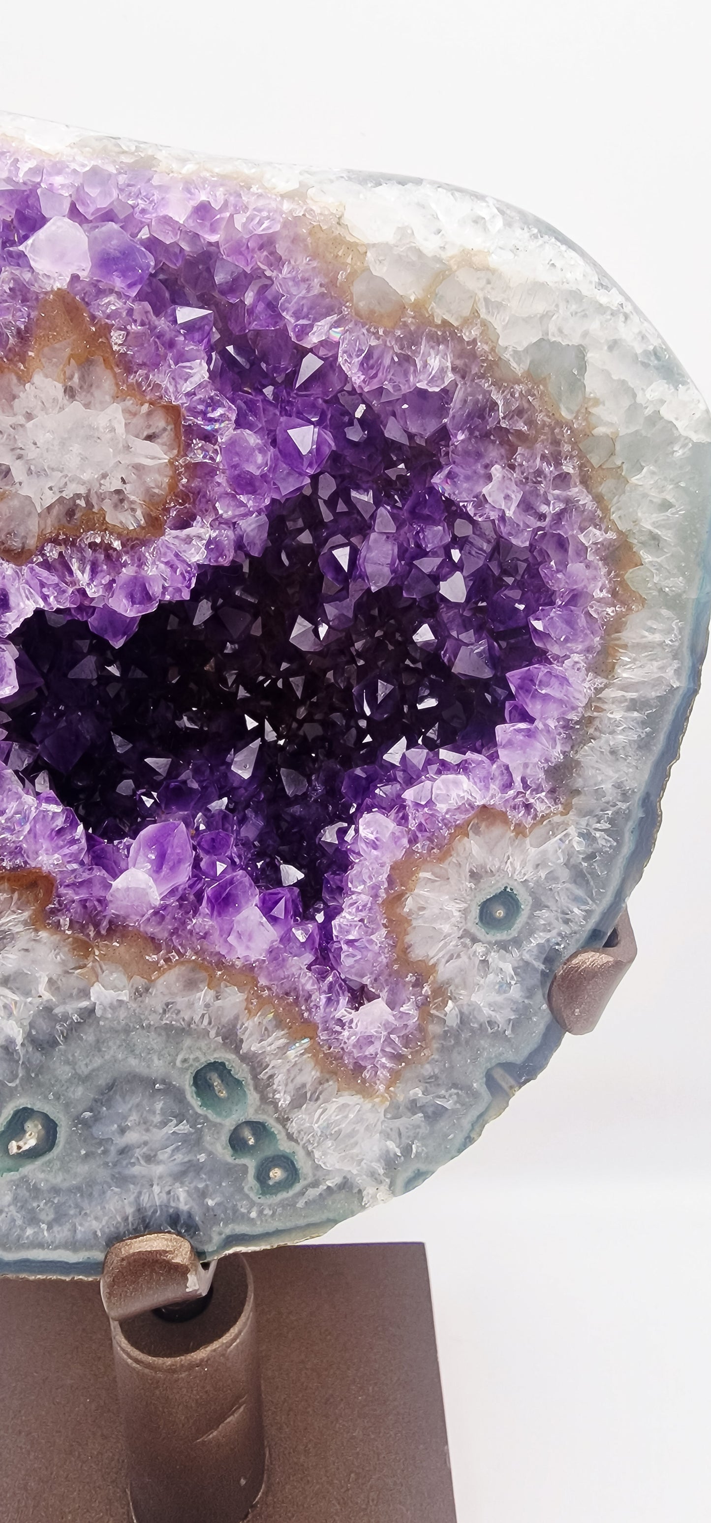 Amethyst - Grüner Jaspis